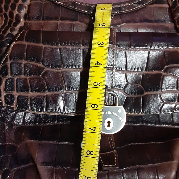 Dooney and Bourke Hobo Croc Print Purse - Picture 15 of 16